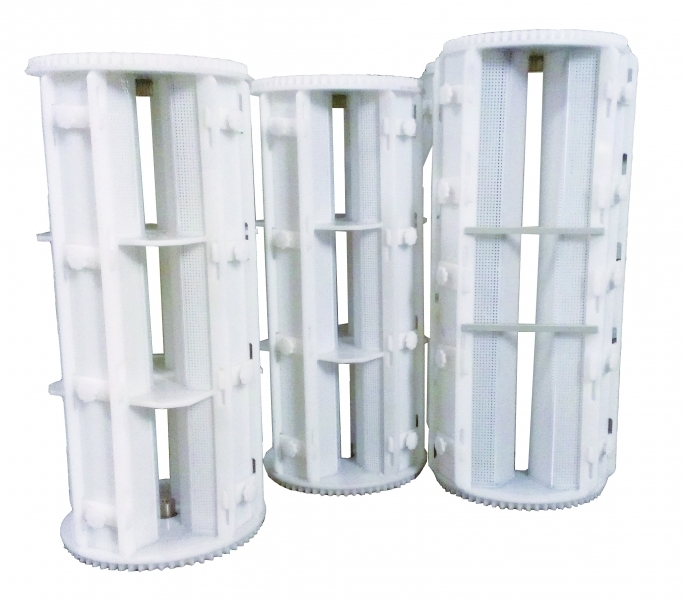 Long Two-barrels Type Plating Barrel